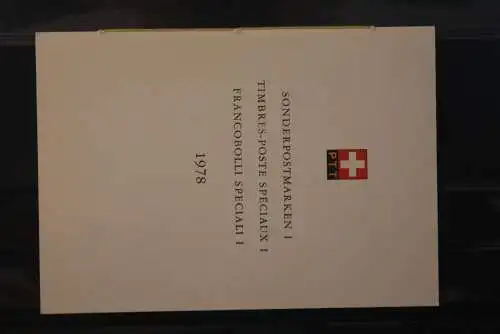 Schweiz 1978,  PTT- Sammelheft  Nr. 158; 9.3.1978; ESST