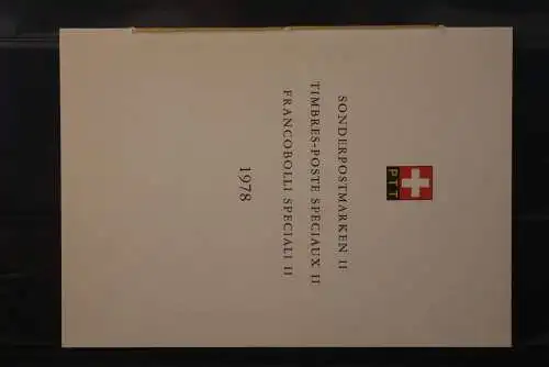 Schweiz 1978,  PTT- Sammelheft  Nr. 162; 14.9.1978; ESST