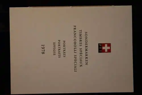 Schweiz 1978,  PTT- Sammelheft  Nr. 163; 14.9.1978; ESST