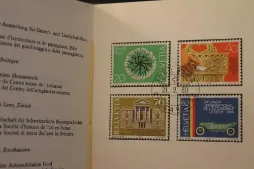 Schweiz 1980,  PTT- Sammelheft  Nr. 172; 21.2.1980; ESST