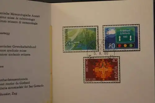 Schweiz 1980,  PTT- Sammelheft  Nr. 176; 5. 9. 1980; ESST