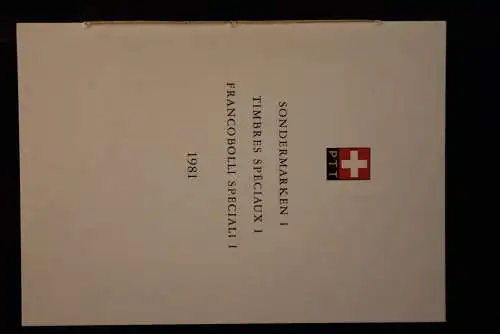 Schweiz 1981,  PTT- Sammelheft  Nr. 179, 9.3.1981, ESST