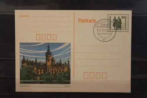 DDR 1990; Postkarte P 109/03, gebraucht