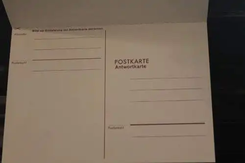 Deutschland 1974, Postkarte Wertstempel Unfallverhütung, 20 Pf., PP 91, kompl. Druck lila, ungebraucht