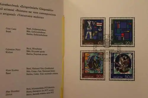 Schweiz 1970,  PTT- Sammelheft  Nr. 98, Pro Patria,  ESST