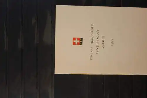 Schweiz 1977,  PTT- Sammelheft  Nr. 157, Pro Juventute, Rosen; ESST