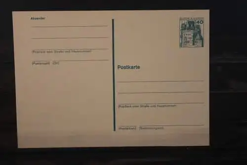 Deutschland 1977, Postkarte P 121, ungebraucht