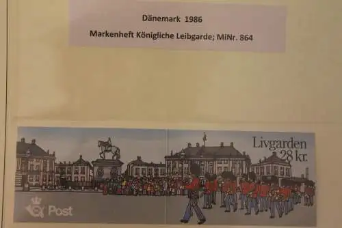 Dänemark 1986; MH Königliche Leibgarde; MNH