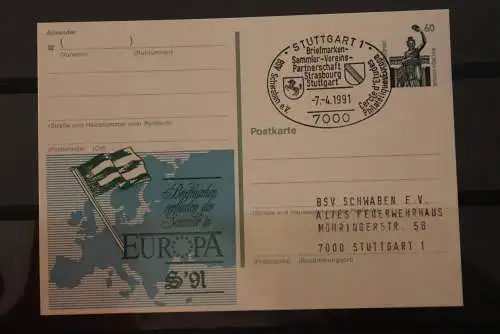 Deutschland 1991; EUROPA '91; SST Stuttgart