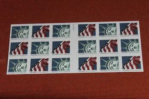 U.S.A. 2011, Freiheitsstatue und Flagge; Folienblatt FB 162, MNH