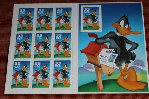 U.S.A. 1999, Daffy; Folienblatt FB 57, MNH