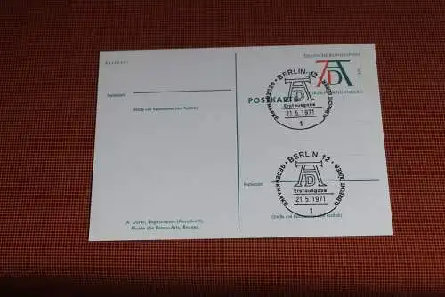 Dürer Sonderpostkarte 1971; PSo3/04; Engelsmesse; ESST Berlin