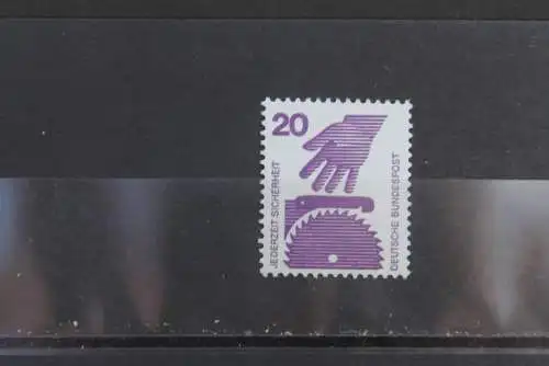 Unfallverhütung 1972, 20 Pf., MiNr. 696 A Ra, MNH