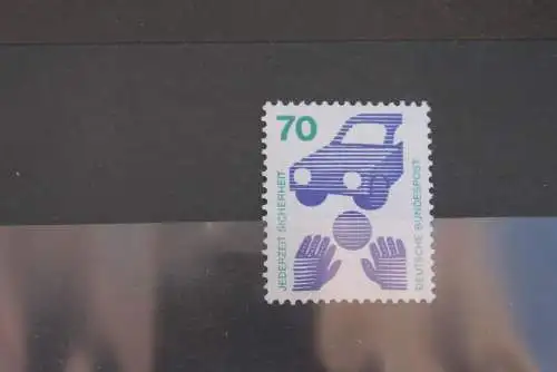 Unfallverhütung 1973, 70 Pf., MiNr. 773 A Ra, MNH