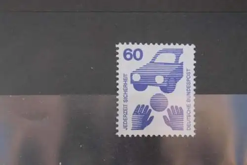 Unfallverhütung 1971, 60 Pf., MiNr. 701 A Ra, MNH