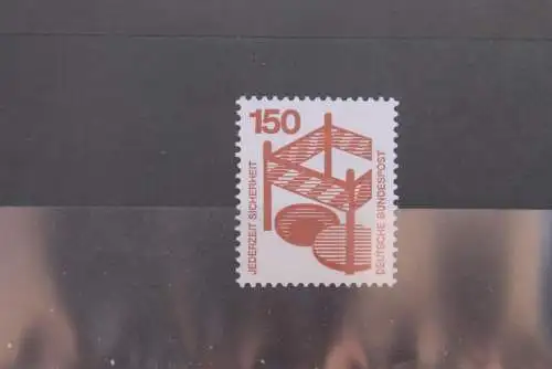 Unfallverhütung 1972, 150 Pf., MiNr. 703 A Ra, MNH