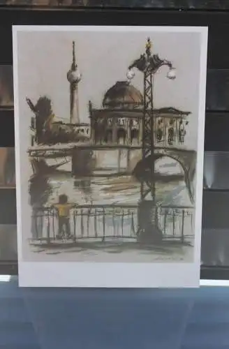 DDR 1987, X. Kunstausstellung: Mohr "Weidendammbrücke"