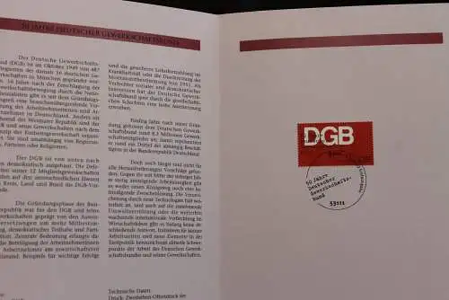 Deutschland 1999; Jahressammlung-ETB: DGB, MiNr. 2083, bitte lesen