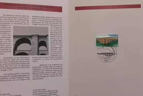 Deutschland 1999; Jahressammlung-ETB: Göltzschtalbrücke, MiNr. 2082, bitte lesen