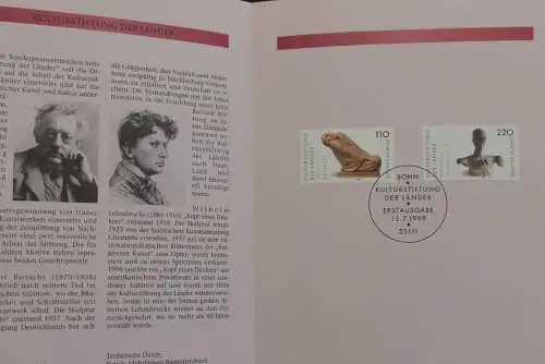 Deutschland 1999; Jahressammlung-ETB: Kulturstiftung der Länder, MiNr. 2063-64, bitte lesen