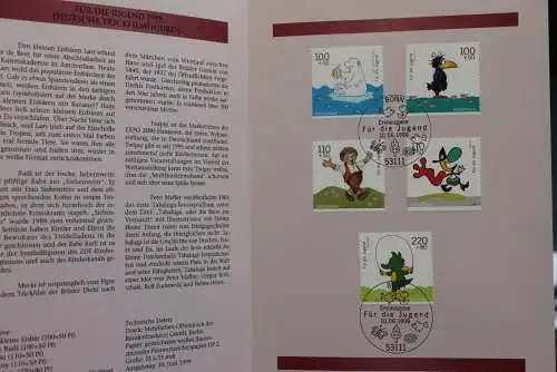 Deutschland 1999; Jahressammlung-ETB: Für die Jugend, MiNr. 2055-59, bitte lesen
