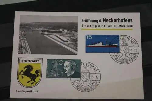 Deutschland 1958, Eröffnung Neckarhafen Stuttgart