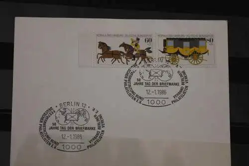 BRD, 50 Jahre Tag der Briefmarke 1986, SST Berlin