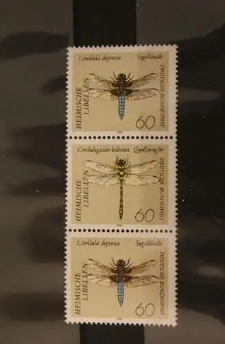 Deutschland 1991, Libellen, Insekten, ZD, MNH