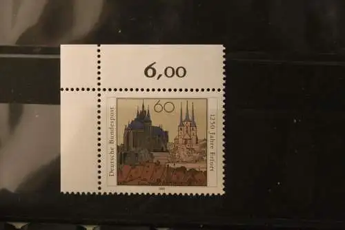 Deutschland 1992, 1250 Jahre Erfurt, ER, MiNr. 1611, MNH