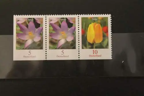 Deutschland 2005; Freimarken: Blumen; 2480 Du/2480 Du/2484 Du; MNH