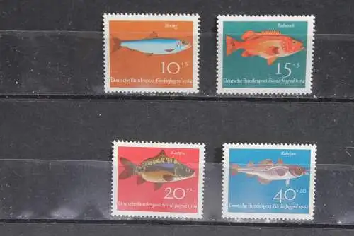 Deutschland, BRD, Fische, MiNr. 412-15, MNH