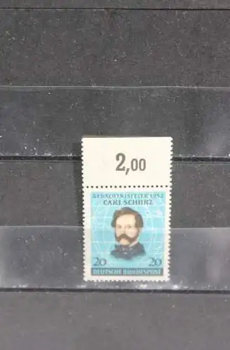 Deutschland, BRD,  Carl Schurz, OR, MiNr. 155, MNH