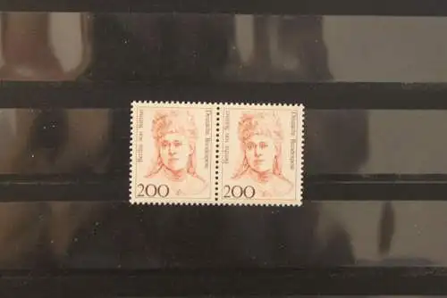 Deutschland, BRD, Frauen, 200 Pf., waagerechtes Paar, MiNr. 1498, MNH