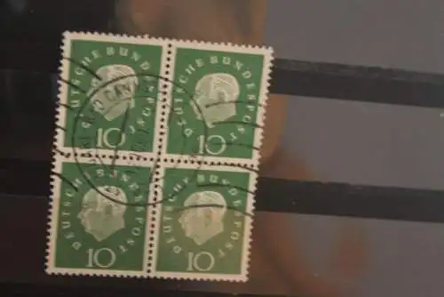 Deutschland 1959, Freimarke Heuss (III), 10 Pf., MiNr. 303, waagerechtes Paar, gebraucht