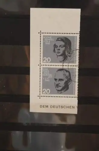 Deutschland 1964, ZD aus Block 3, 2 Werte, gestempelt