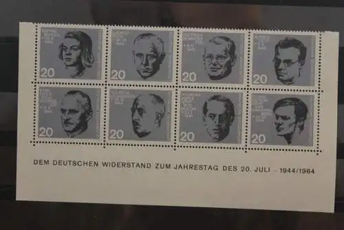 Deutschland 1964, ZD aus Block 3, 8 Werte, MNH