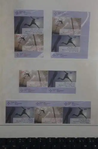 Deutschland 2009; Sporthilfe; Zusammendrucke, komplett, gestempelt