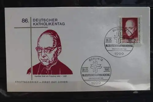 Berlin 1980; FDC: Deutscher Katholikentag, MiNr. 624