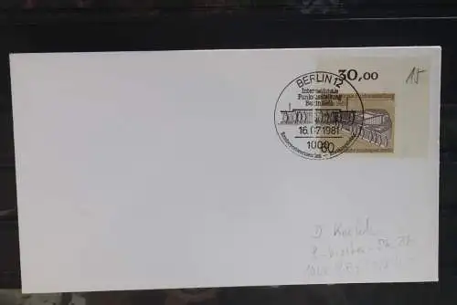 Berlin 1981; FDC: Intern. Funkausstellung, MiNr. 649