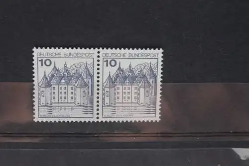 Deutschland; Freimarken: Burgen und Schlösser; MiNr.  913, waagerechtes Paar,  MNH