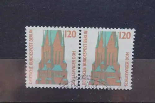 Berlin ; Freimarken: Sehenswürdigkeiten; MiNr. 815, waagerechtes Paar, gestempelt