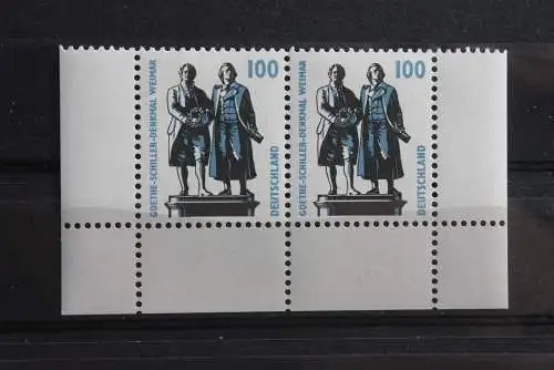 Deutschland; Freimarken: Sehenswürdigkeiten; MiNr. 1934. UR, waagerechtes Paar,  MNH