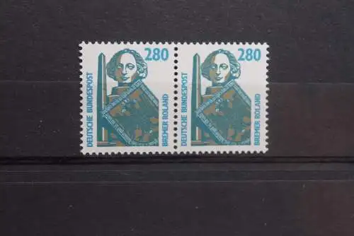 Deutschland; Freimarken: Sehenswürdigkeiten; MiNr. 1381 waagerechtes Paar,  MNH