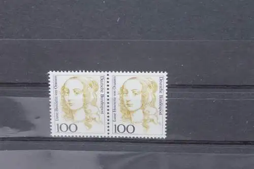 Deutschland; Freimarken: Frauen; MiNr. 1756, waagerechtes Paar,  MNH