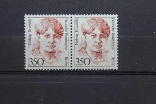 Berlin ; Freimarken: Frauen; MiNr. 828, waagerechtes Paar, MNH