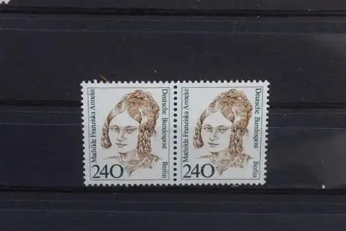 Berlin ; Freimarken: Frauen; MiNr. 827, waagerechtes Paar, MNH