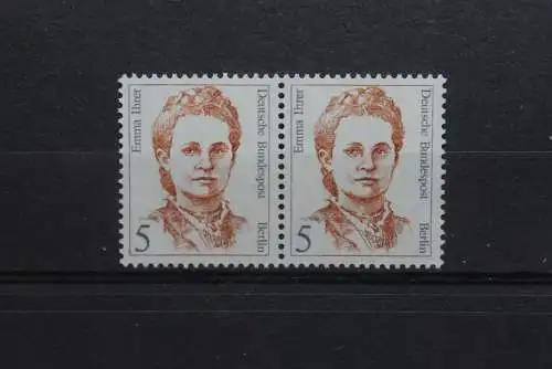 Berlin ; Freimarken: Frauen; MiNr. 833, waagerechtes Paar, MNH