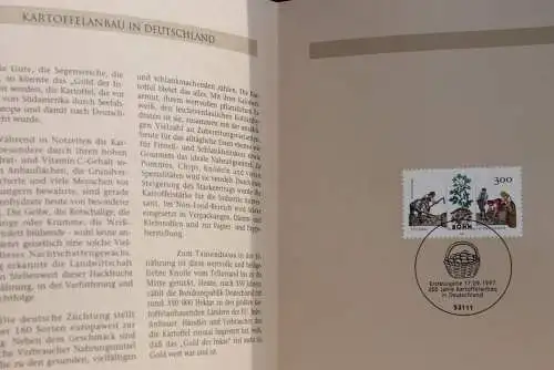 Deutschland 1997; Jahressammlung-ETB: Kartoffelanbau; MiNr. 1946; bitte lesen