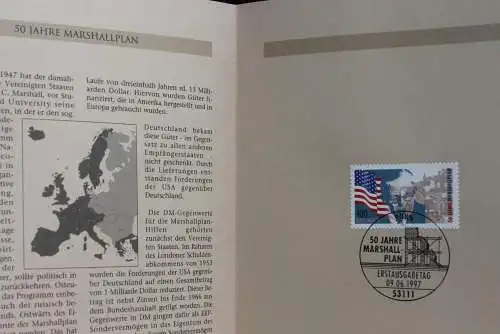 Deutschland 1997; Jahressammlung-ETB: Marshallplan, MiNr. 1926; bitte lesen