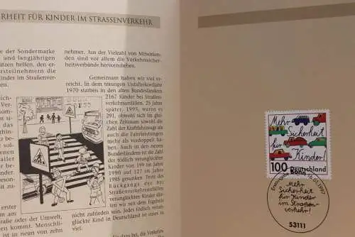 Deutschland 1997; Jahressammlung-ETB: Sicherheit für Kinder, MiNr. 1897; bitte lesen